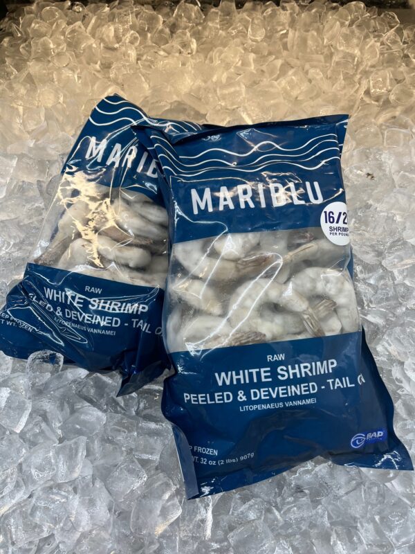 Raw, Peeled & Deveined Shrimp 16/20