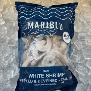 Raw, Peeled & Deveined Large Shrimp 26/30 (2 lb bag)