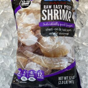 Raw, Deveined EZ Peel Jumbo Shrimp 13/15 (2 lb bag ) Limited Supply