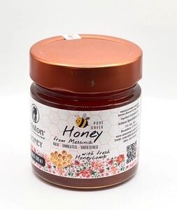 Messinia Honey with Fresh Honeycomb