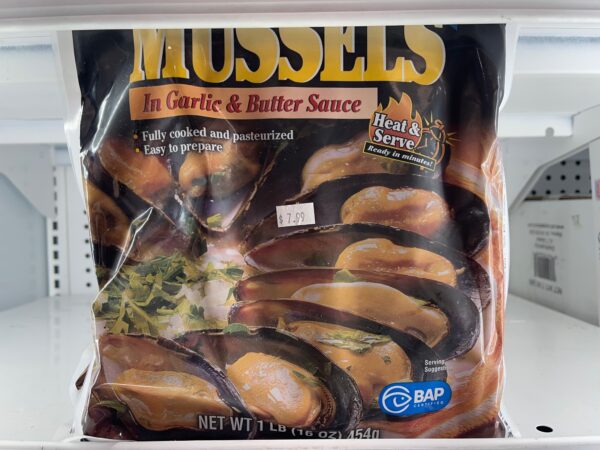 Mussels in Garlic & Butter Sauce