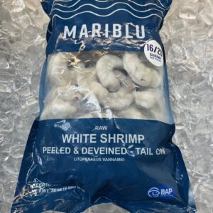 Raw, Peeled & Deveined Shrimp 16/20