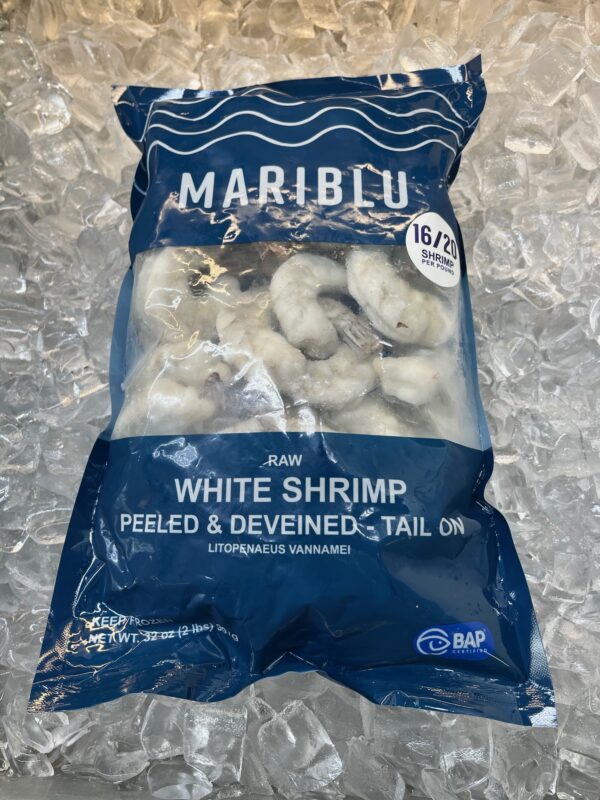 Raw, Peeled & Deveined Shrimp 16/20