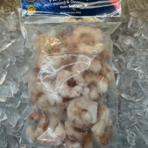 Wild Red Argentinian Raw, Peeled, Deveined Shrimp (Tail off)